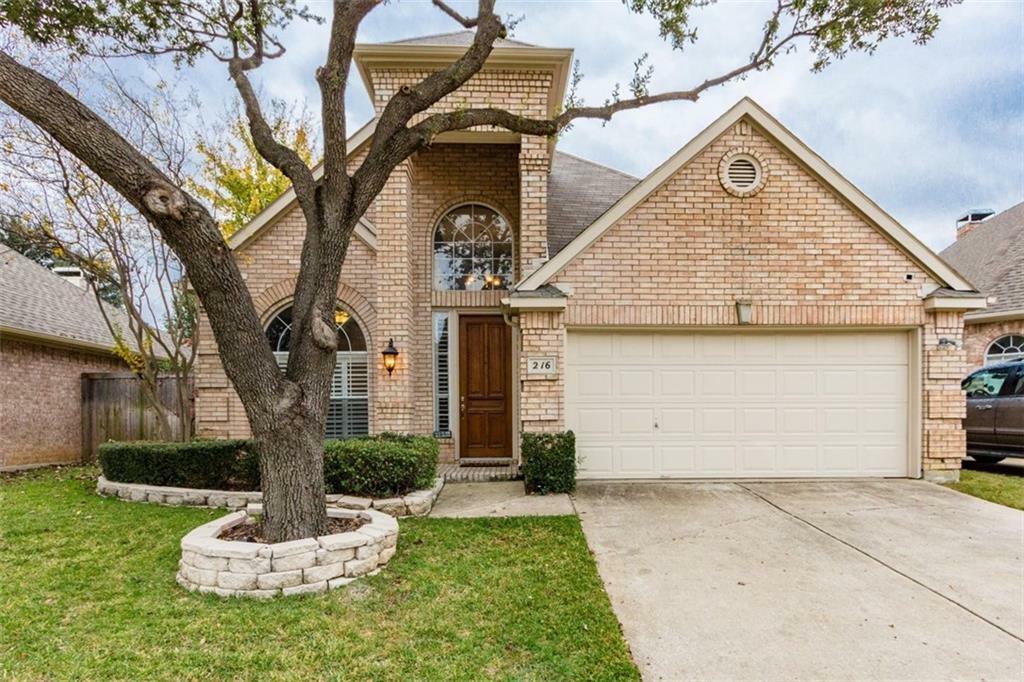 Property Photo:  216 Wellington Road  TX 75063 