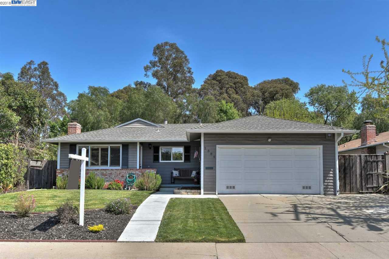 Property Photo: 2386 Charlotte Ave. CA 94518