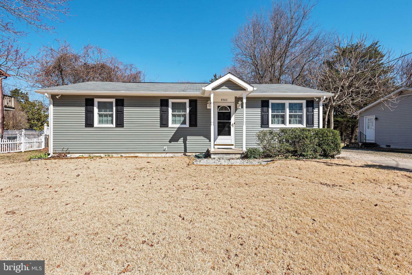 Property Photo:  4502 Greenfield Drive  VA 22408 