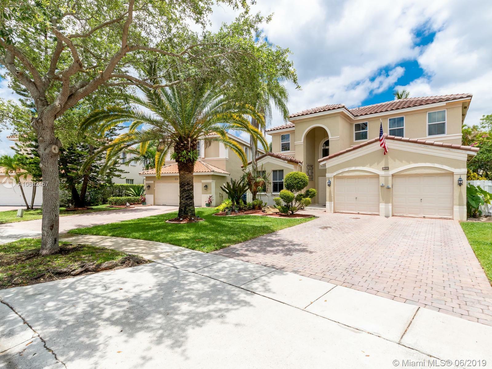Property Photo: 3830 SW 166th Ave FL 33027