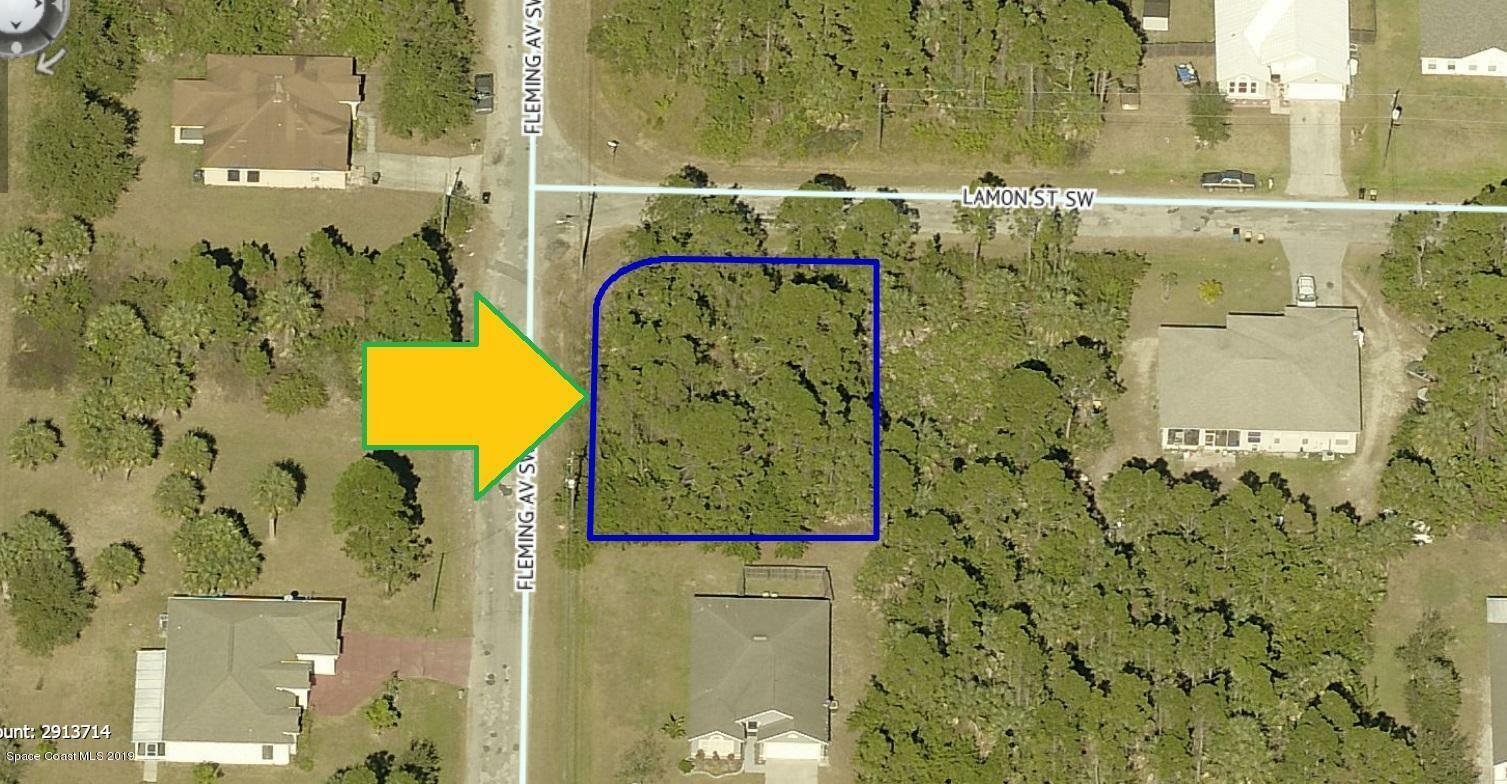 Property Photo: 598 Corner Lot On Lamon Street SW FL 32908