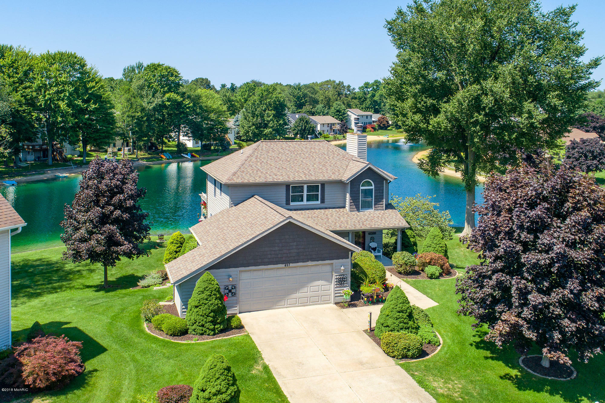 Property Photo:  497 Pine Lake Court  MI 49424 