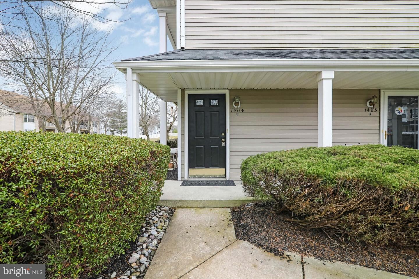 Property Photo: 1404 Saxony Drive B NJ 08054