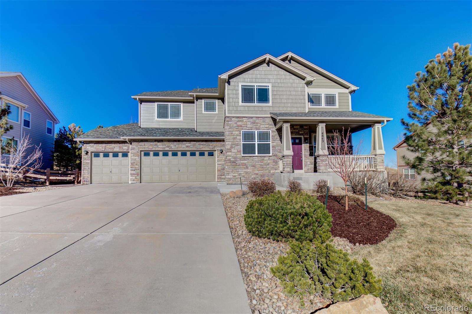 Property Photo:  4849 Craftsman Drive  CO 80134 