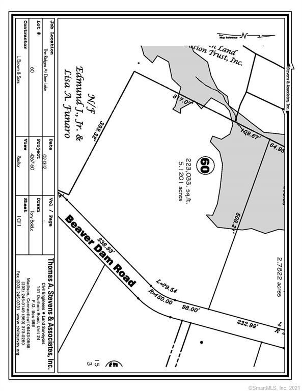 Property Photo: Lot 60 Beaver Dam Road 60 CT 06419