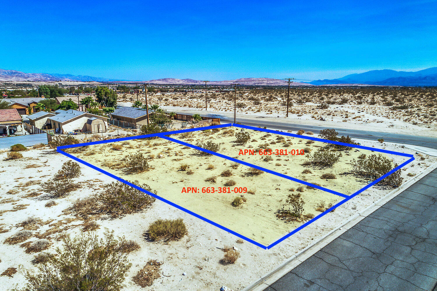 Property Photo:  0 Cholla Drive  CA 92240 