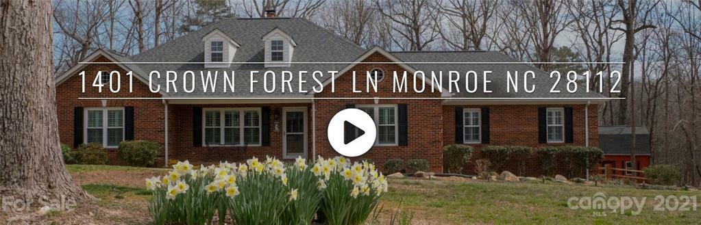 Property Photo: 1401 Crown Forest Lane NC 28112