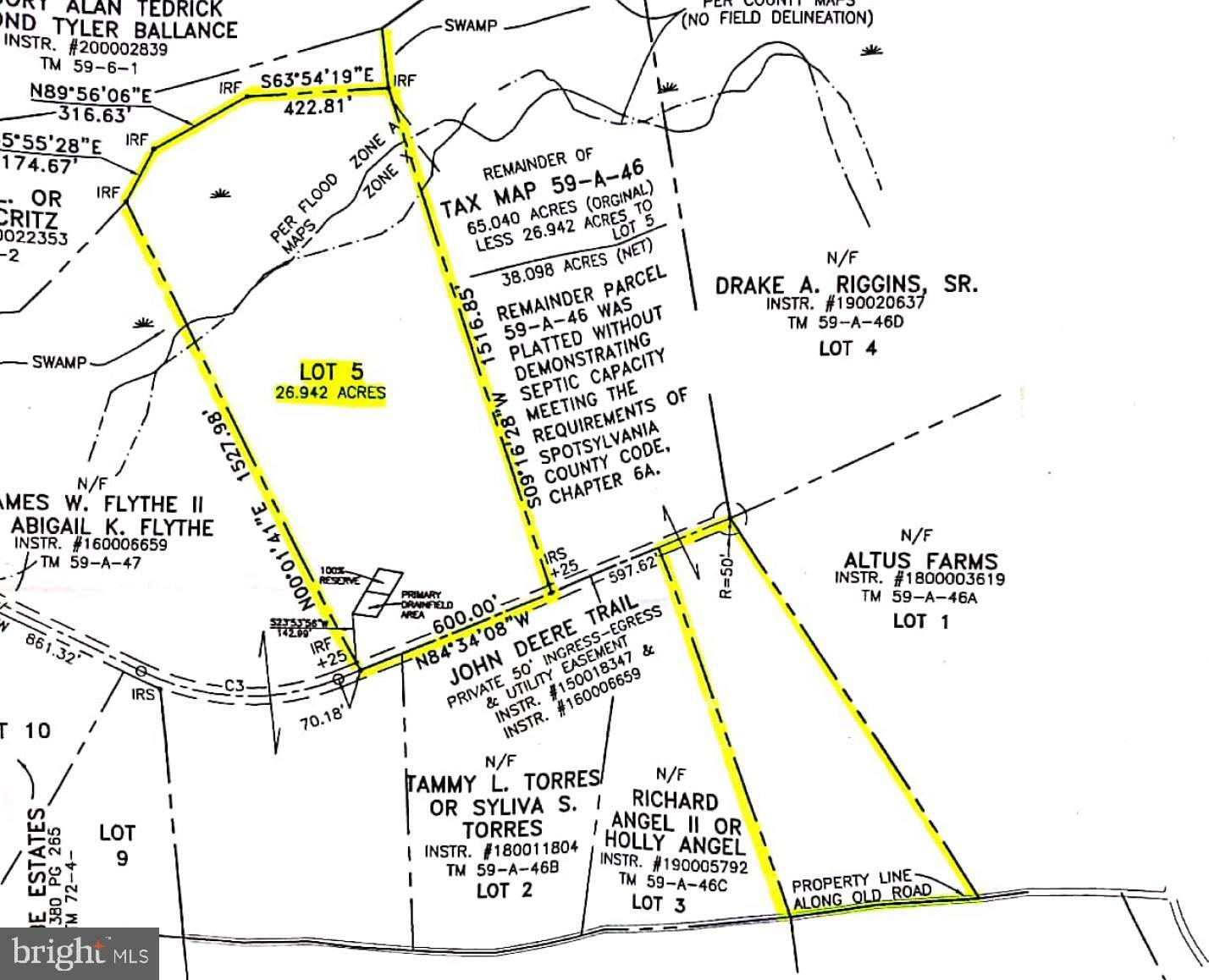 Property Photo:  Lot 6 John Deere Trail  VA 22553 