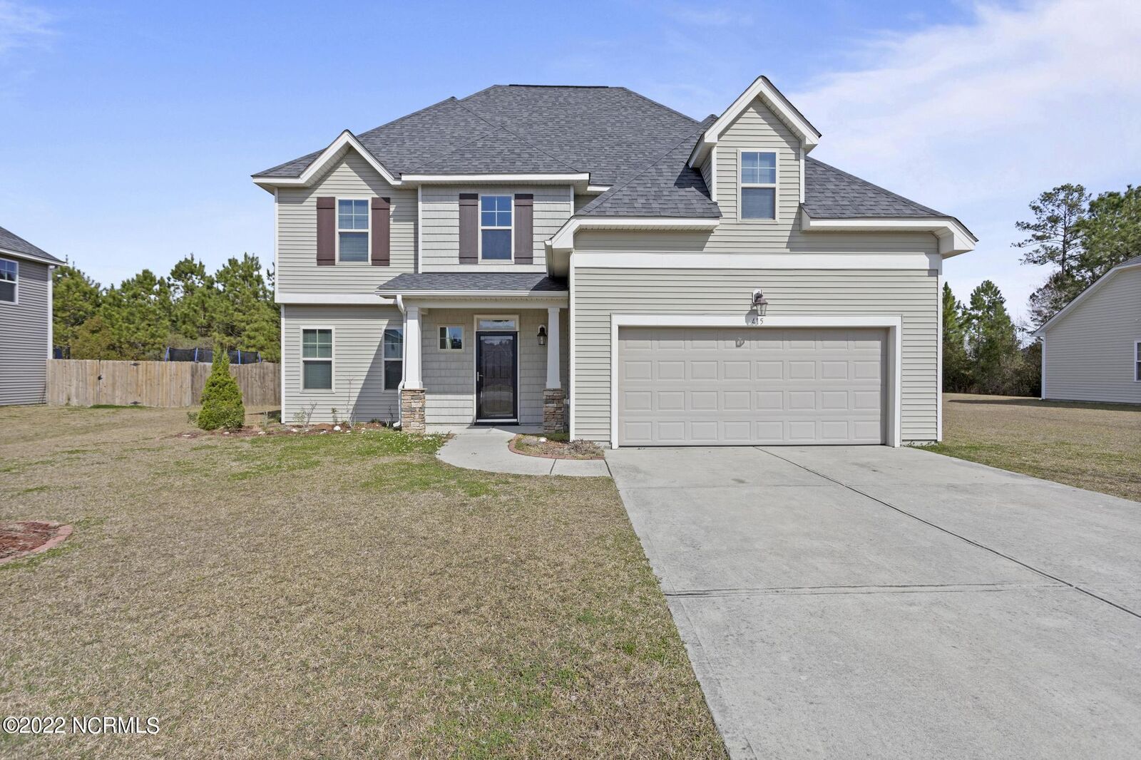 Property Photo:  415 Cyrus Thompson Drive  NC 28546 