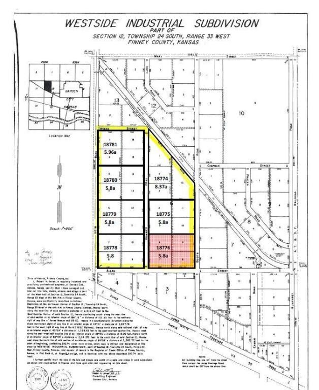 Property Photo: 0 Boots Rd. Lot 6,7,8,9 Block 6 KS 67846