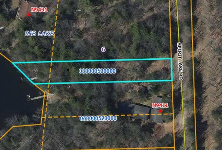 Property Photo: 000 Spirit Lake Road WI 54470