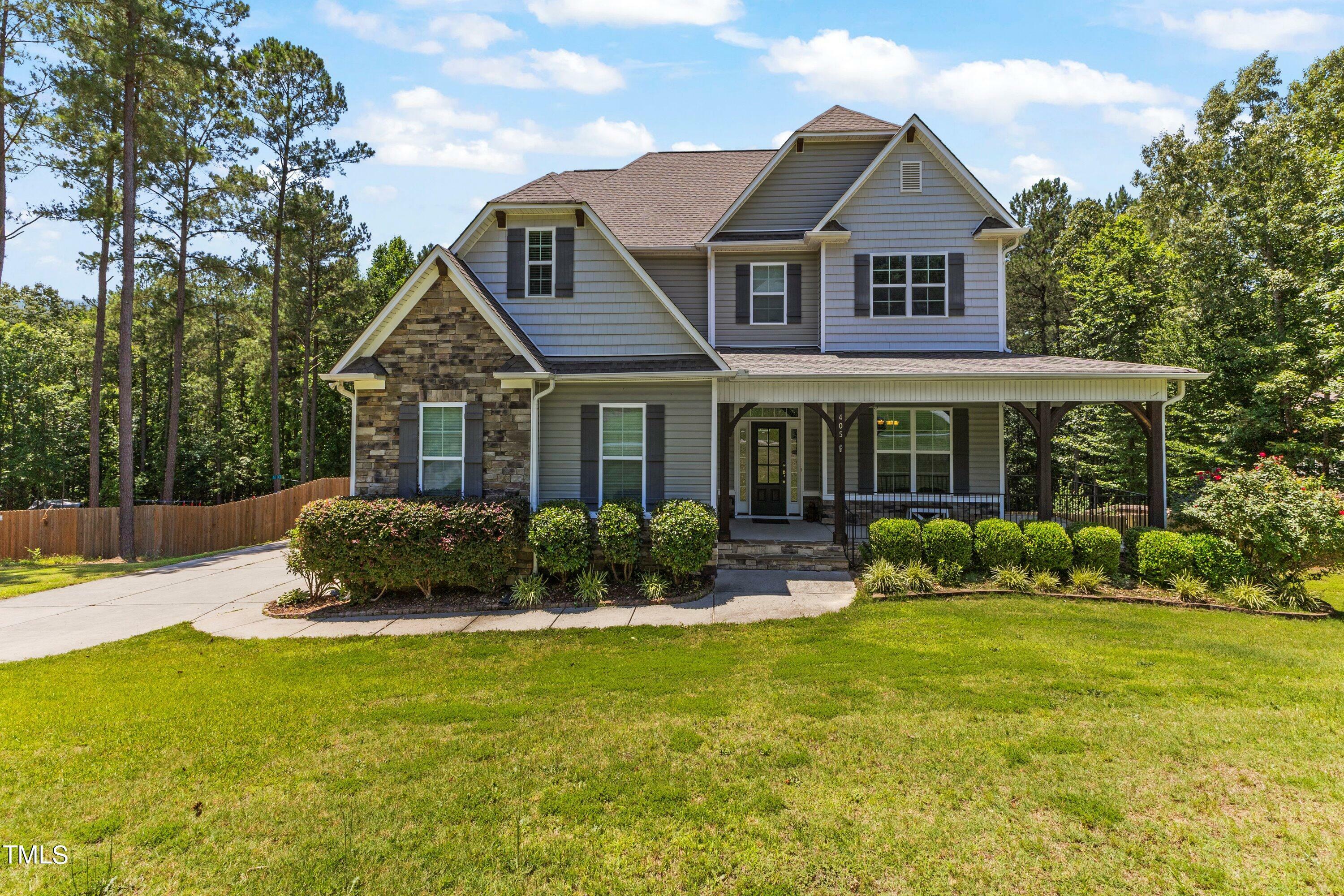 Property Photo:  405 Bridgeport Circle  NC 27527 