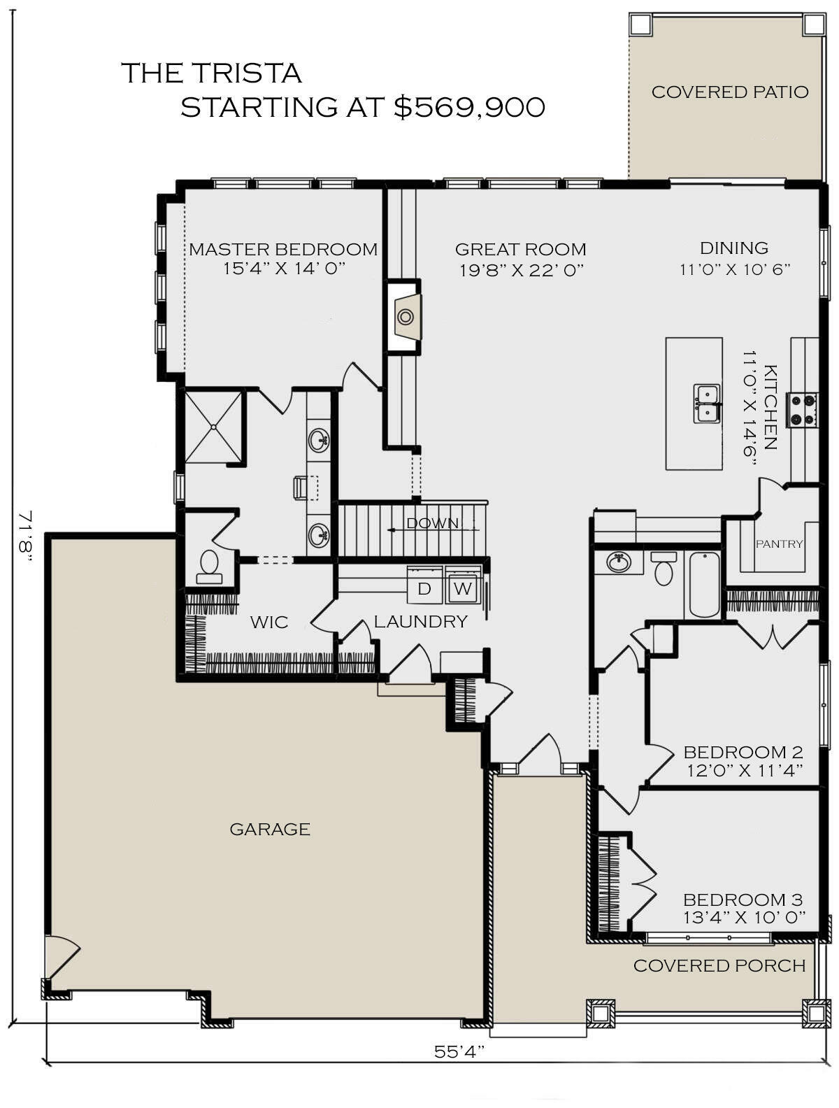 Property Photo: 14796 N Quartz Lane IN 46311