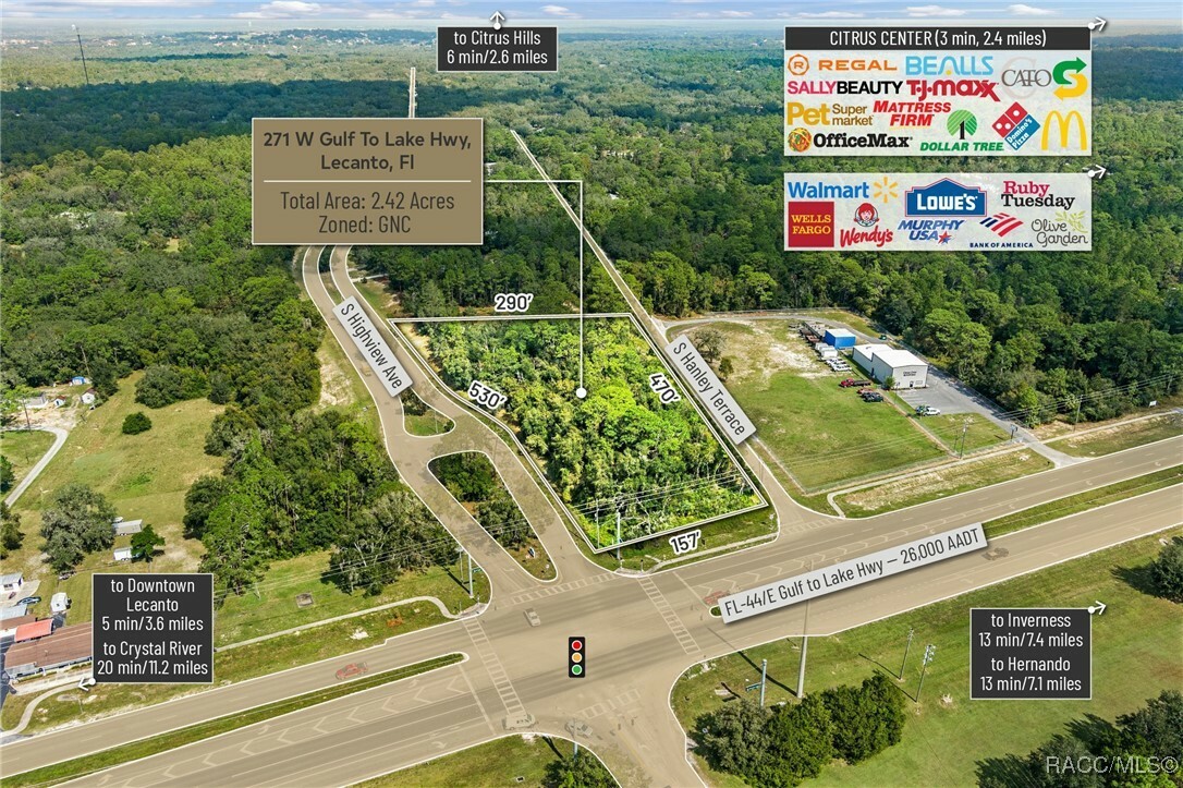 Property Photo:  271 W Gulf To Lake Highway  FL 34461 