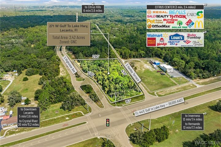 Property Photo: 271 W Gulf To Lake Highway FL 34461