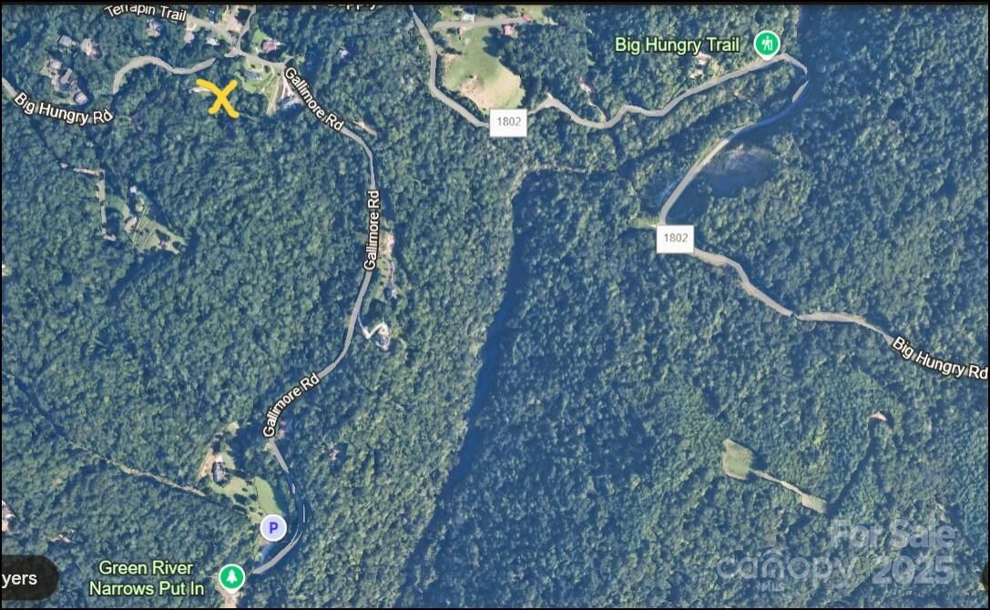 Property Photo: 6.96 Acres Big Hungry Road NC 28731