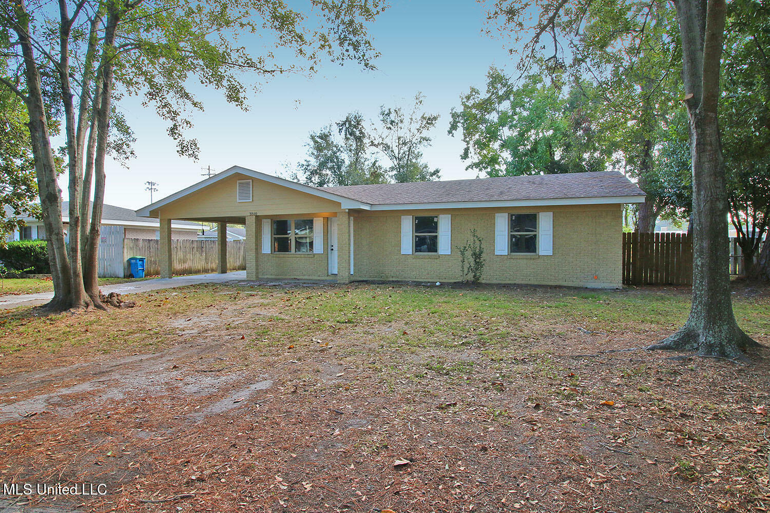 Property Photo:  3310 Middle Avenue  MS 39581 