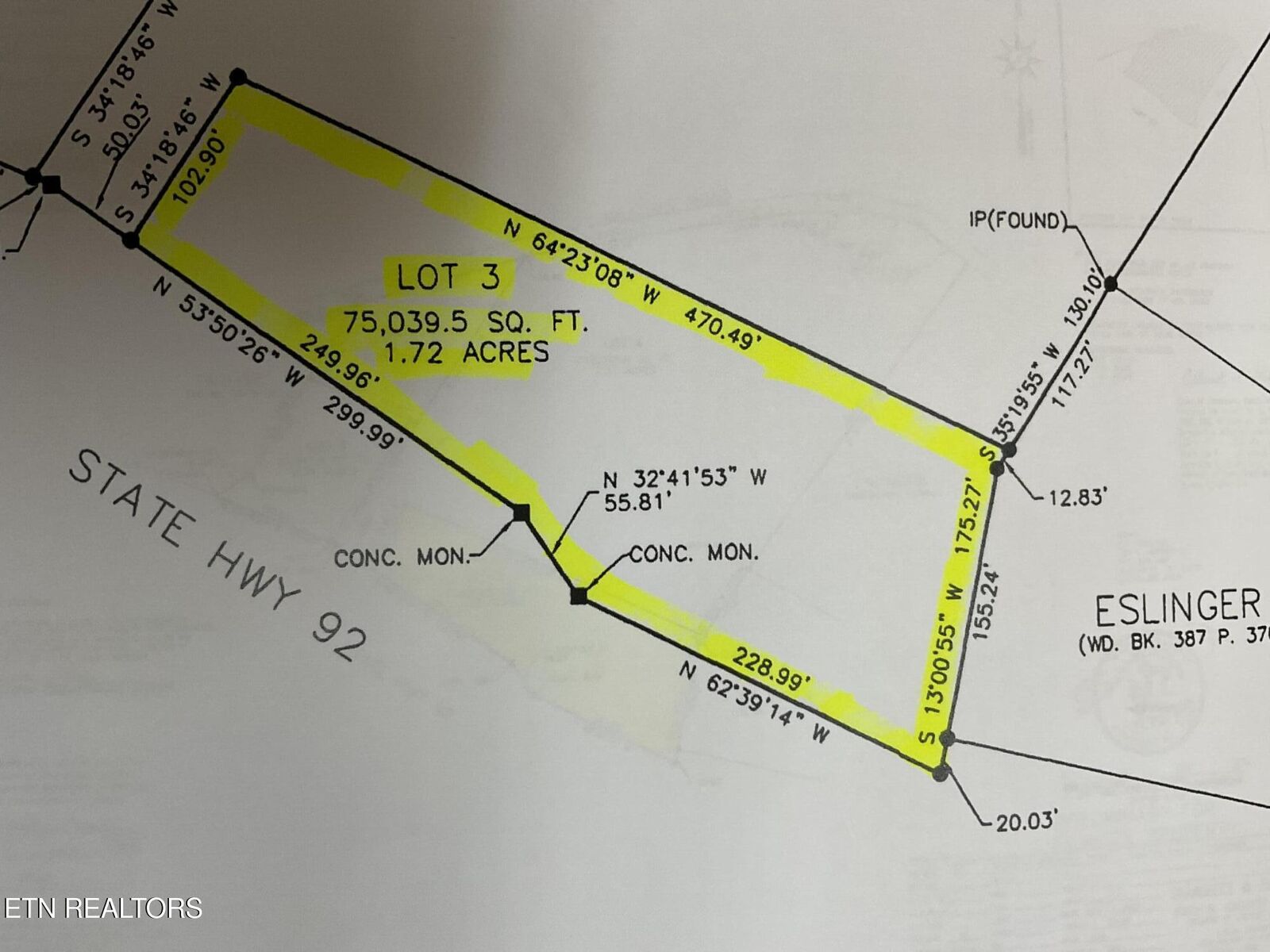 Property Photo:  +-1.72 Ac Highway 92  TN 37725 
