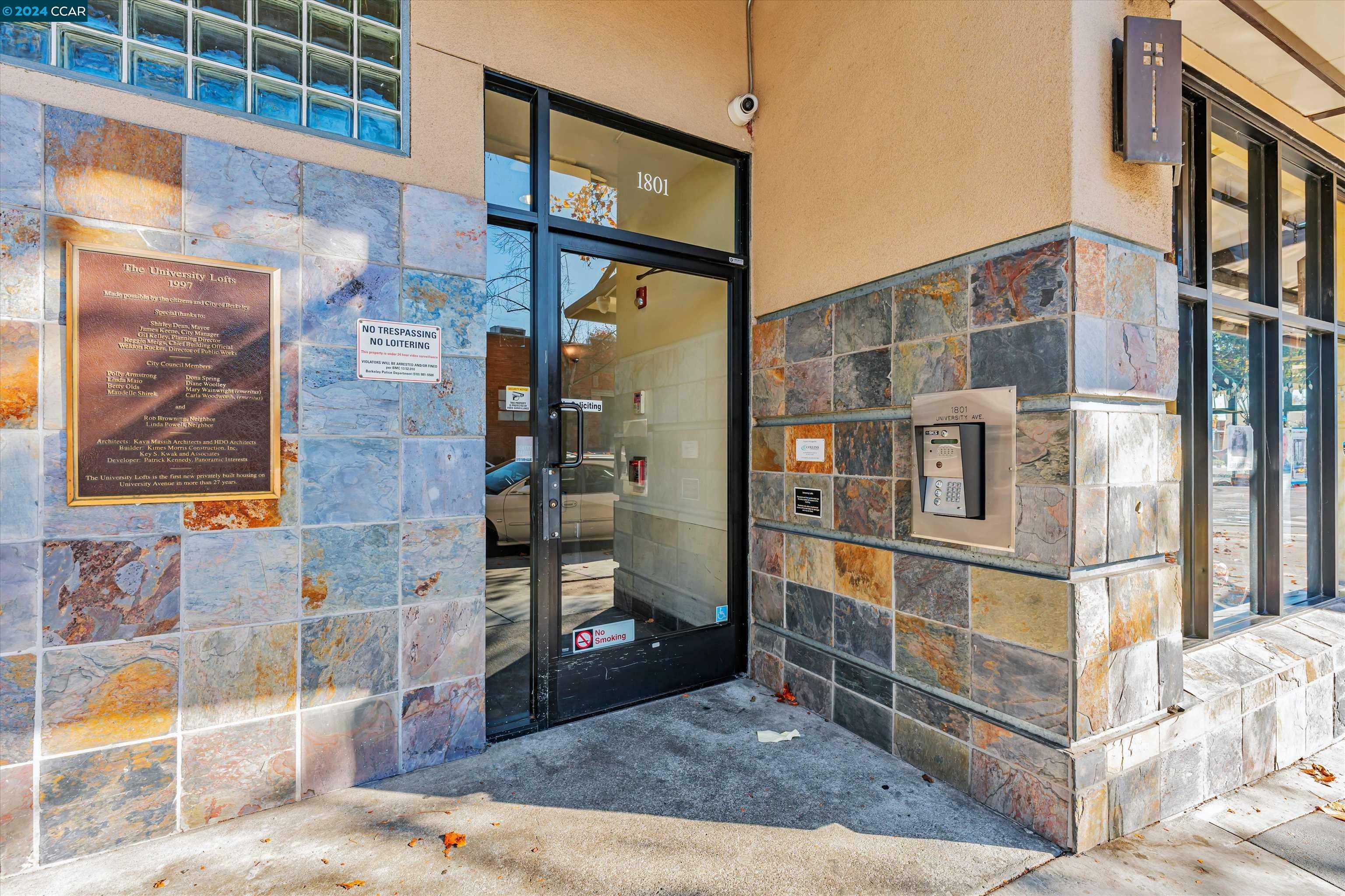 Property Photo:  1801 University Ave 309  CA 94703 