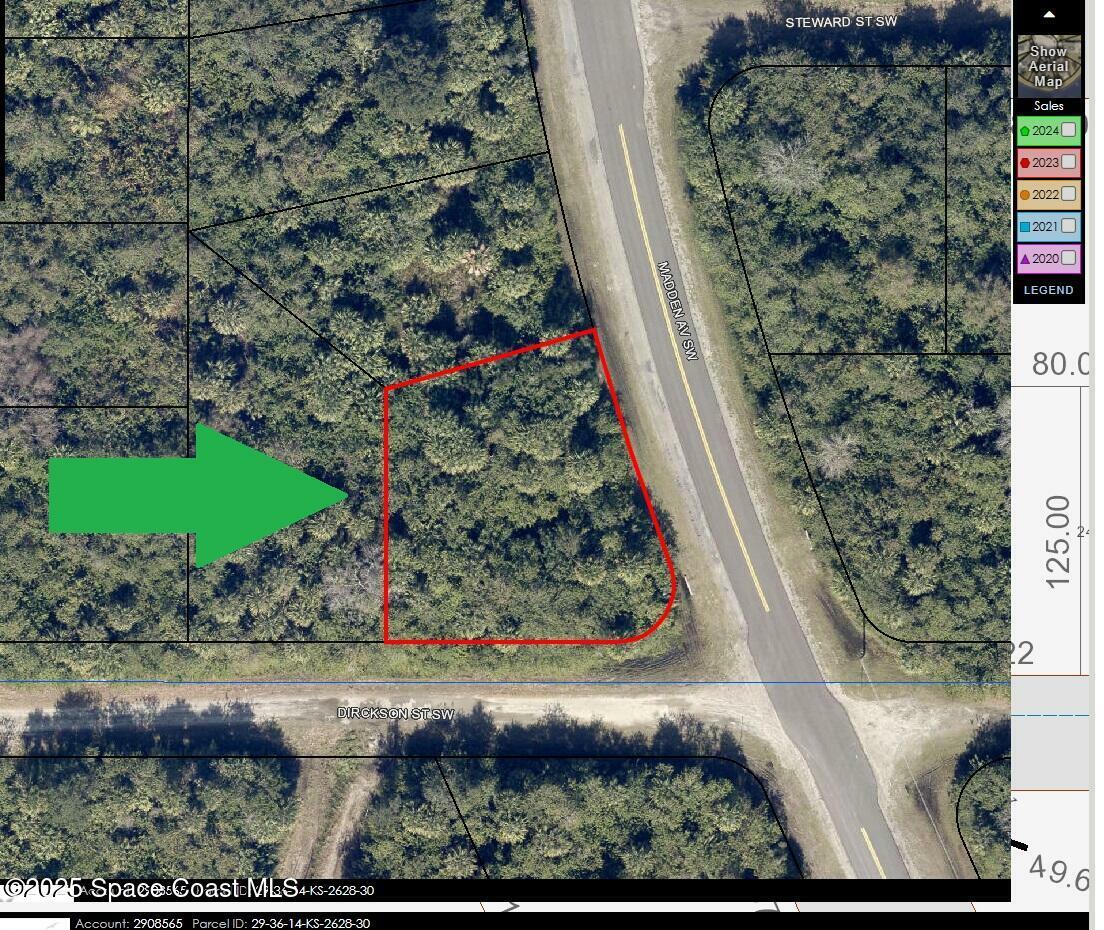 Property Photo:  1690 Corner Lot On Madden Avenue SW  FL 32908 