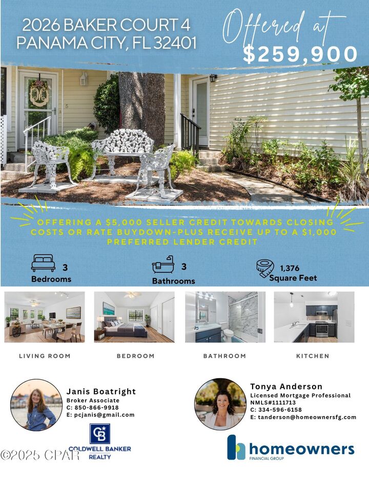 Property Photo: 2026 Baker Court 4 FL 32401