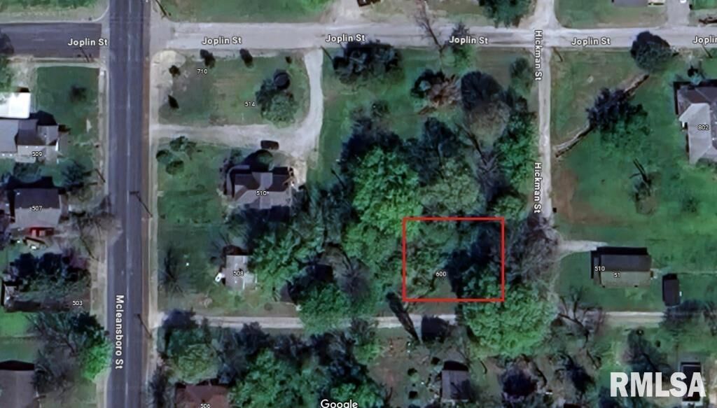 Property Photo:  600 Block Hickman Street  IL 62812 