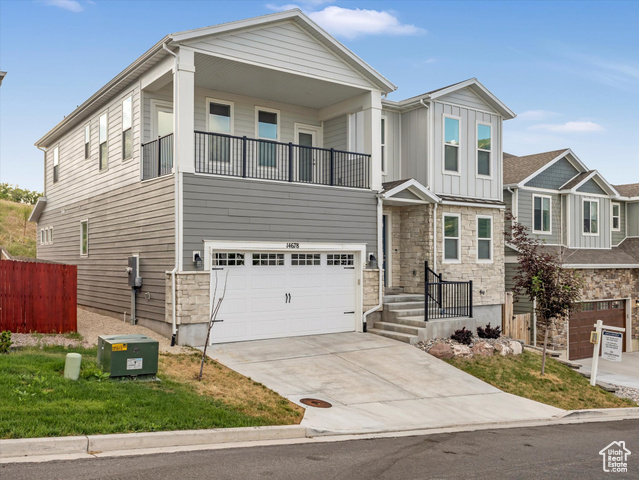 Property Photo: 14678 S Silver Blossom Way E UT 84020