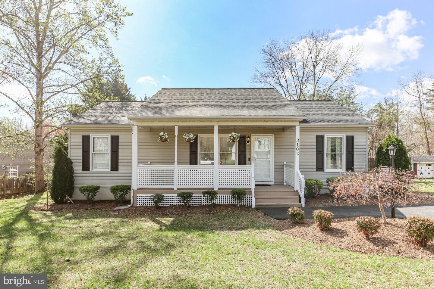 Property Photo: 3102 Brown Hill Drive VA 22408