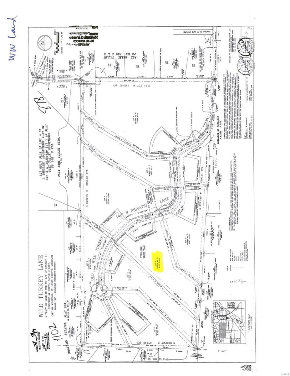 Property Photo: 19018 Old Wild Turkey Lane Lot 3 MO 63069
