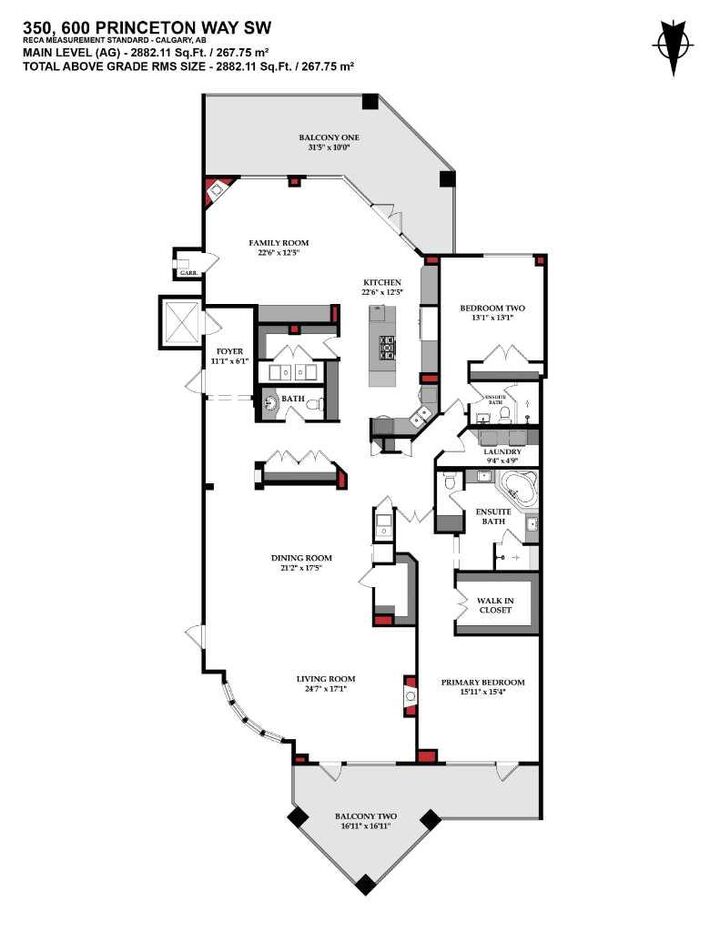 Property Photo: 600 Princeton Way SW 305 AB T2P 5N4