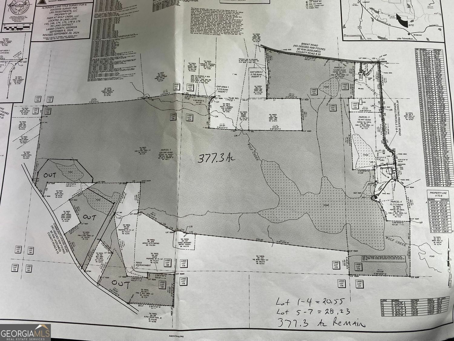 Property Photo: 377 +/- Acres Brent Road GA 30204