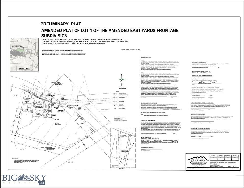 Property Photo:  101 Union Avenue- Lot 4B  MT 59711 