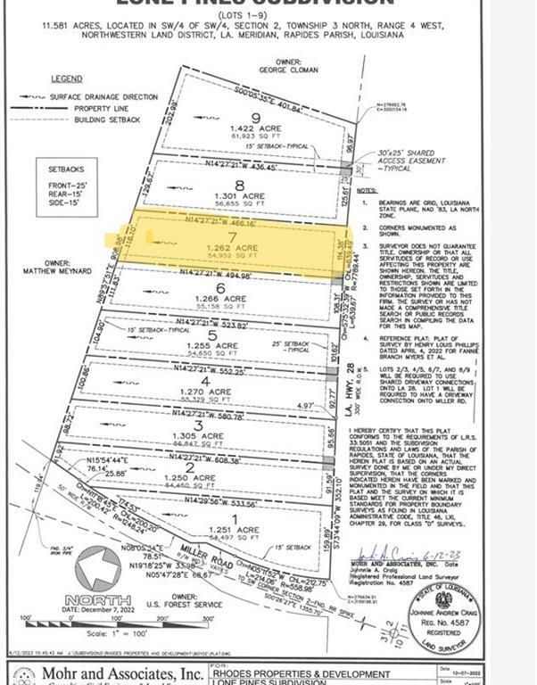 Property Photo:  Lot 7 - Tbd 28 West Highway  LA 71409 