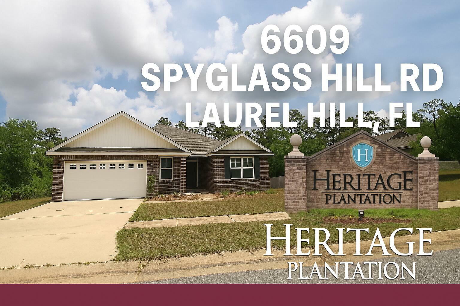 Property Photo: 6609 Spyglass Hill Road FL 32567