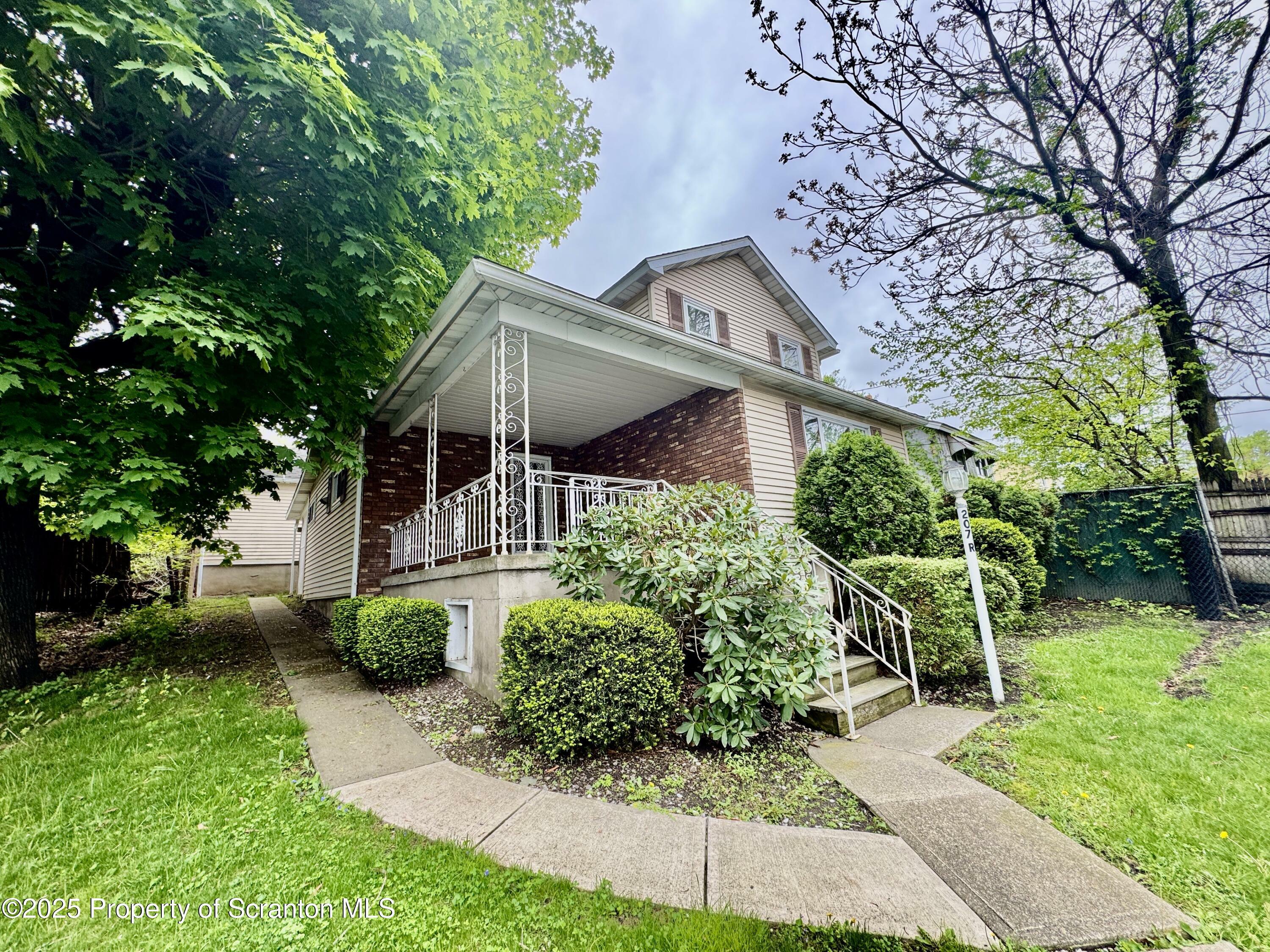 Property Photo: 207 S Rear S Irving Avenue PA 18505