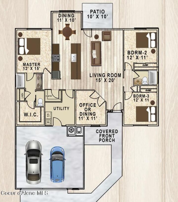 Property Photo:  812 E Valley St S  ID 83822 