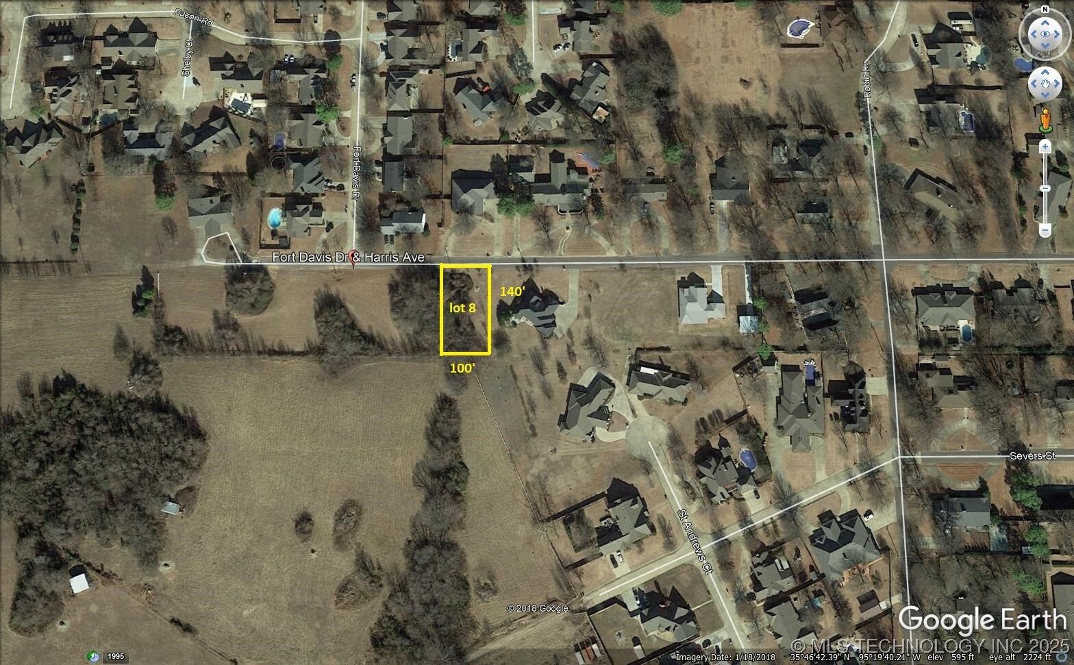 MLS#2523959: 3407 Harris Avenue, Muskogee, OK 74403