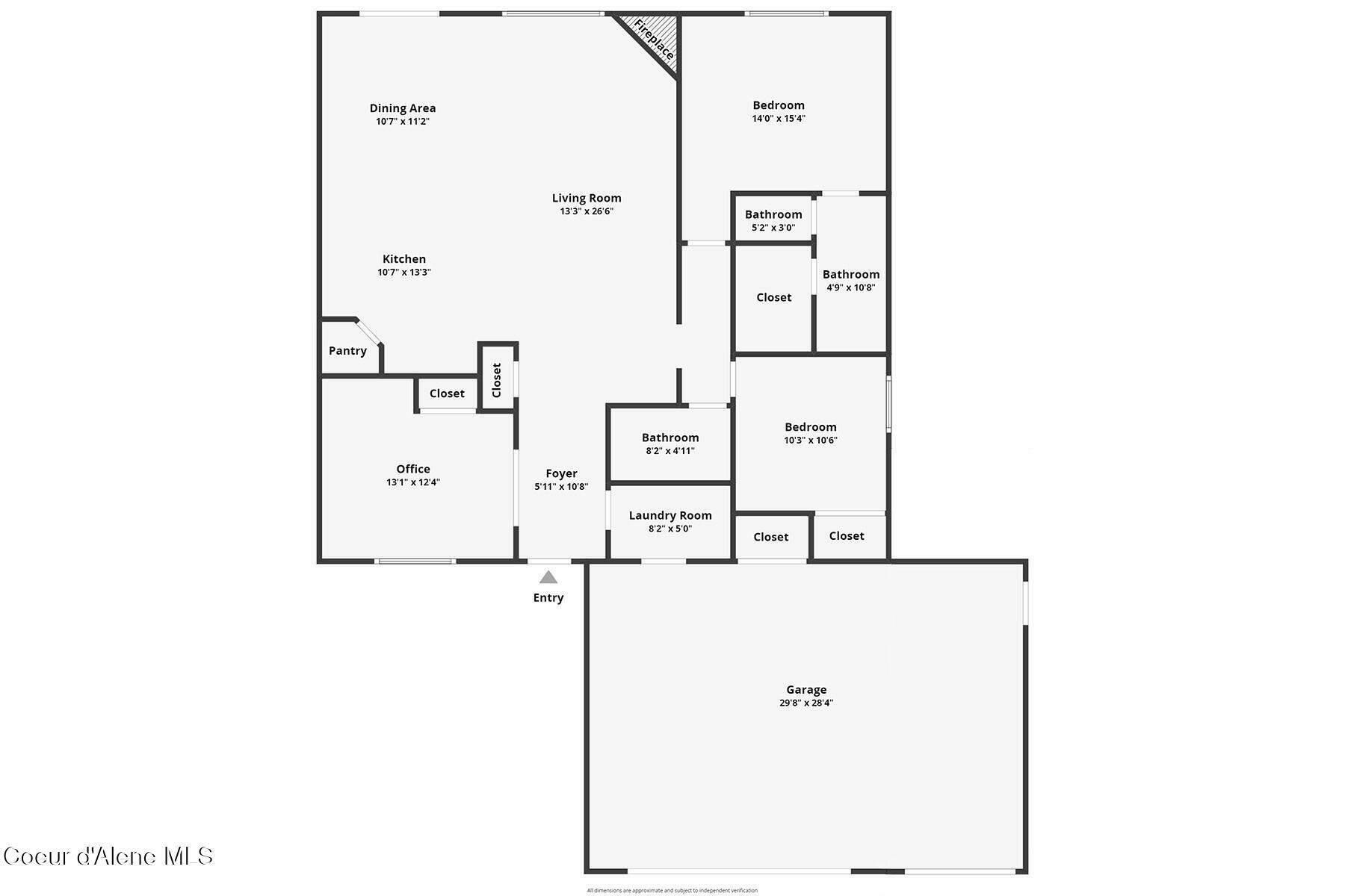 Property Photo: 8922 W Cultivator Ave ID 83858