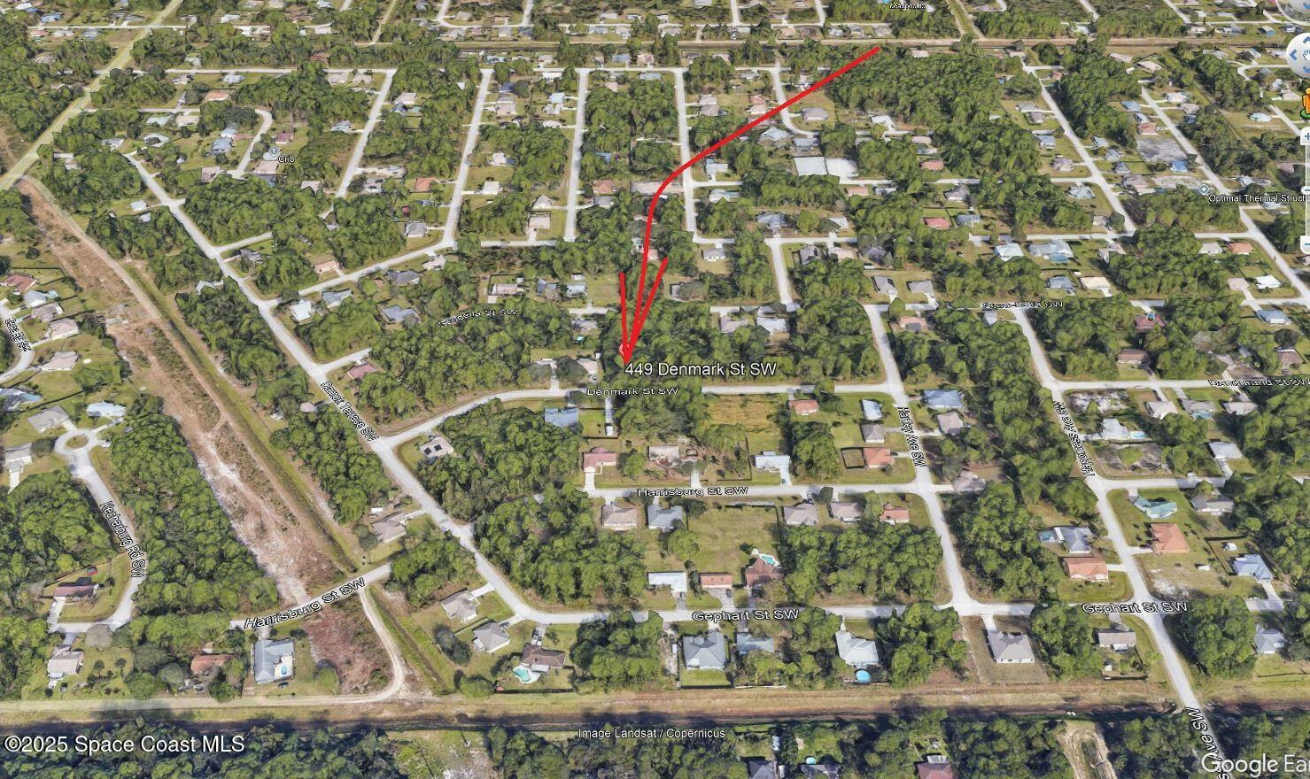 Property Photo: 449 Denmark Street SW FL 32908