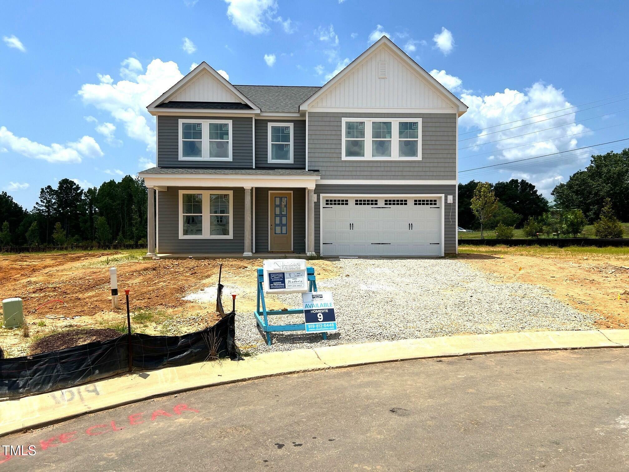 Property Photo: 35 Windflower Court Homesite 9 NC 27520