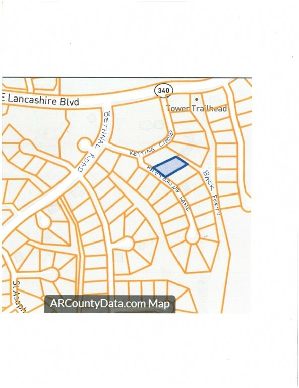 Property Photo: Lot 7, Block 2 Kettering Lane AR 72714