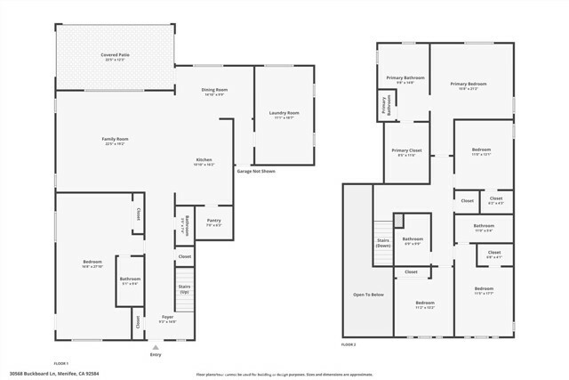 Property Photo: 30568 Buckboard Lane CA 92584