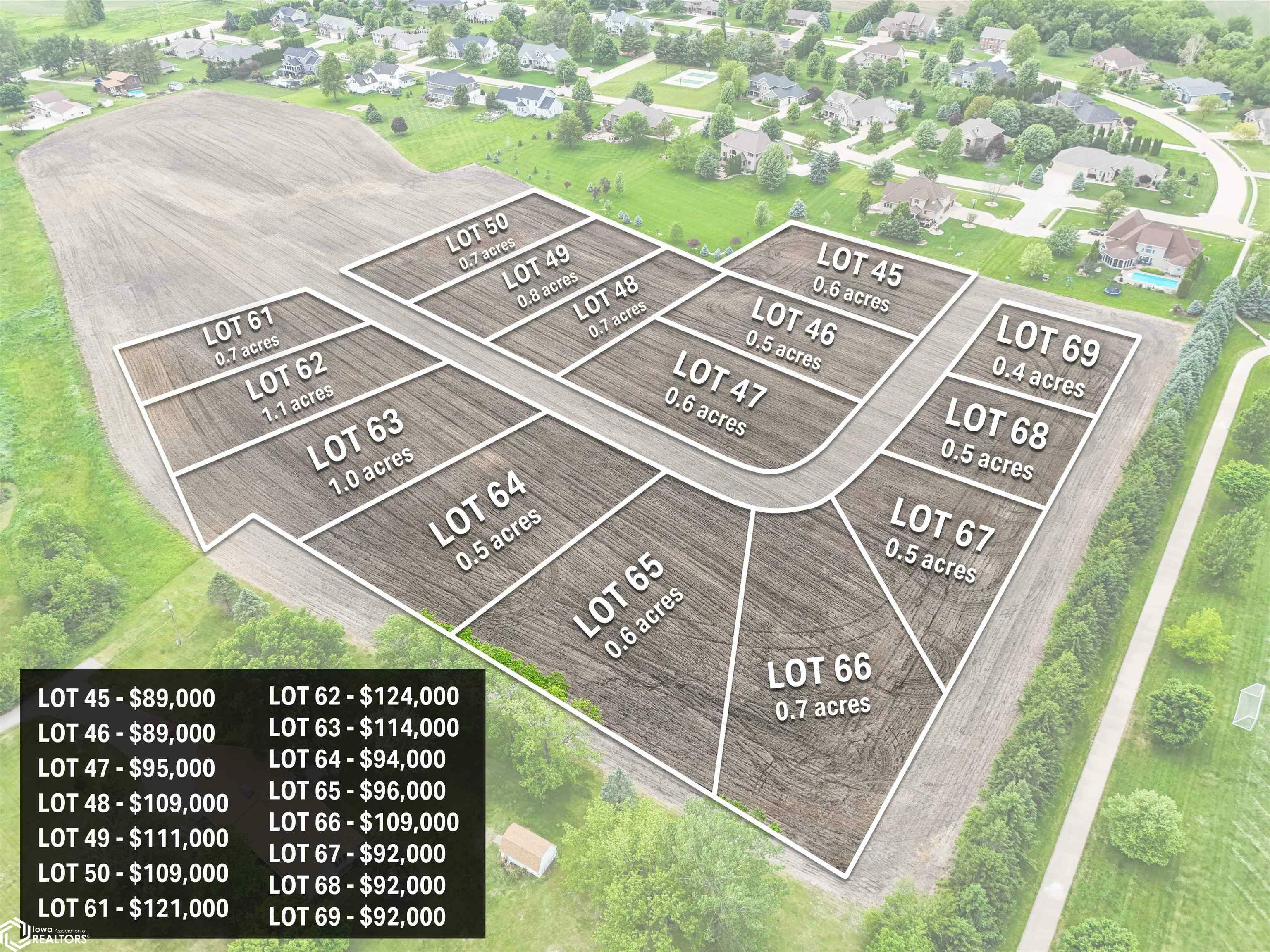 Property Photo: Lot 48 Stonebriar Drive IA 52601