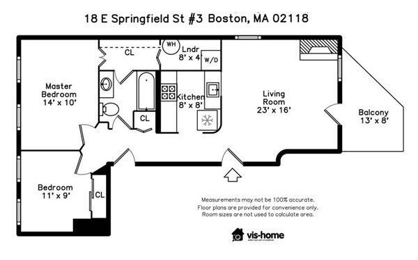 Property Photo:  18 East Springfield St 18-3  MA 02118