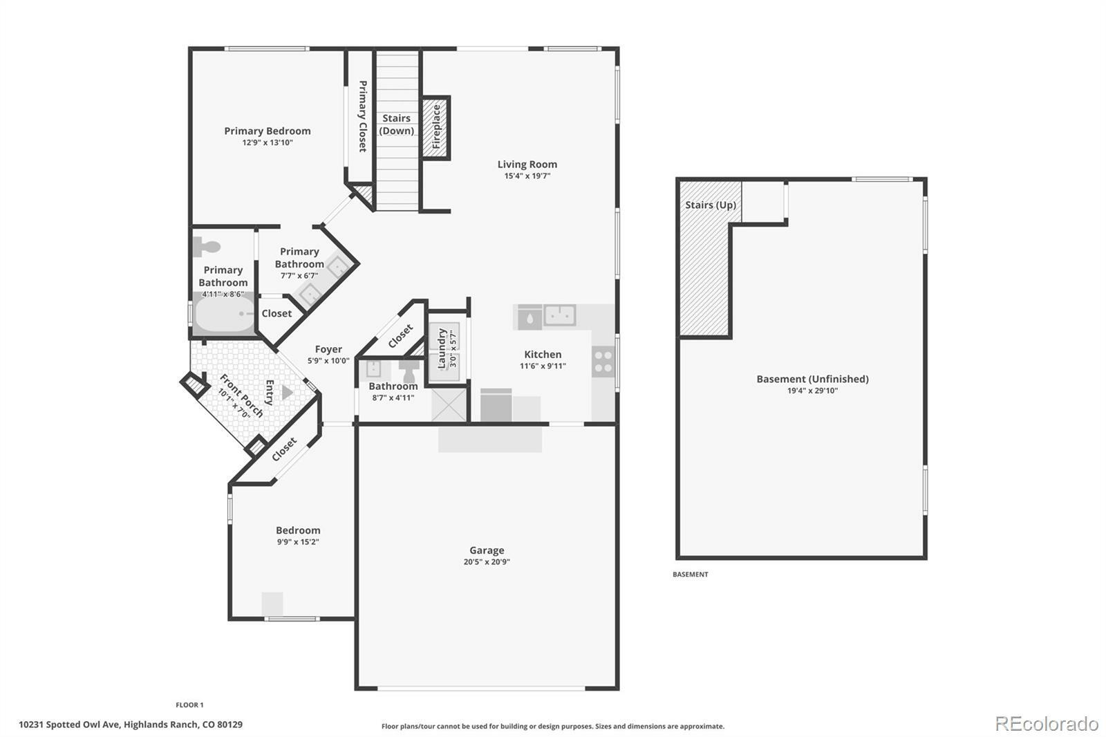 Property Photo: 10231 Spotted Owl Avenue CO 80129