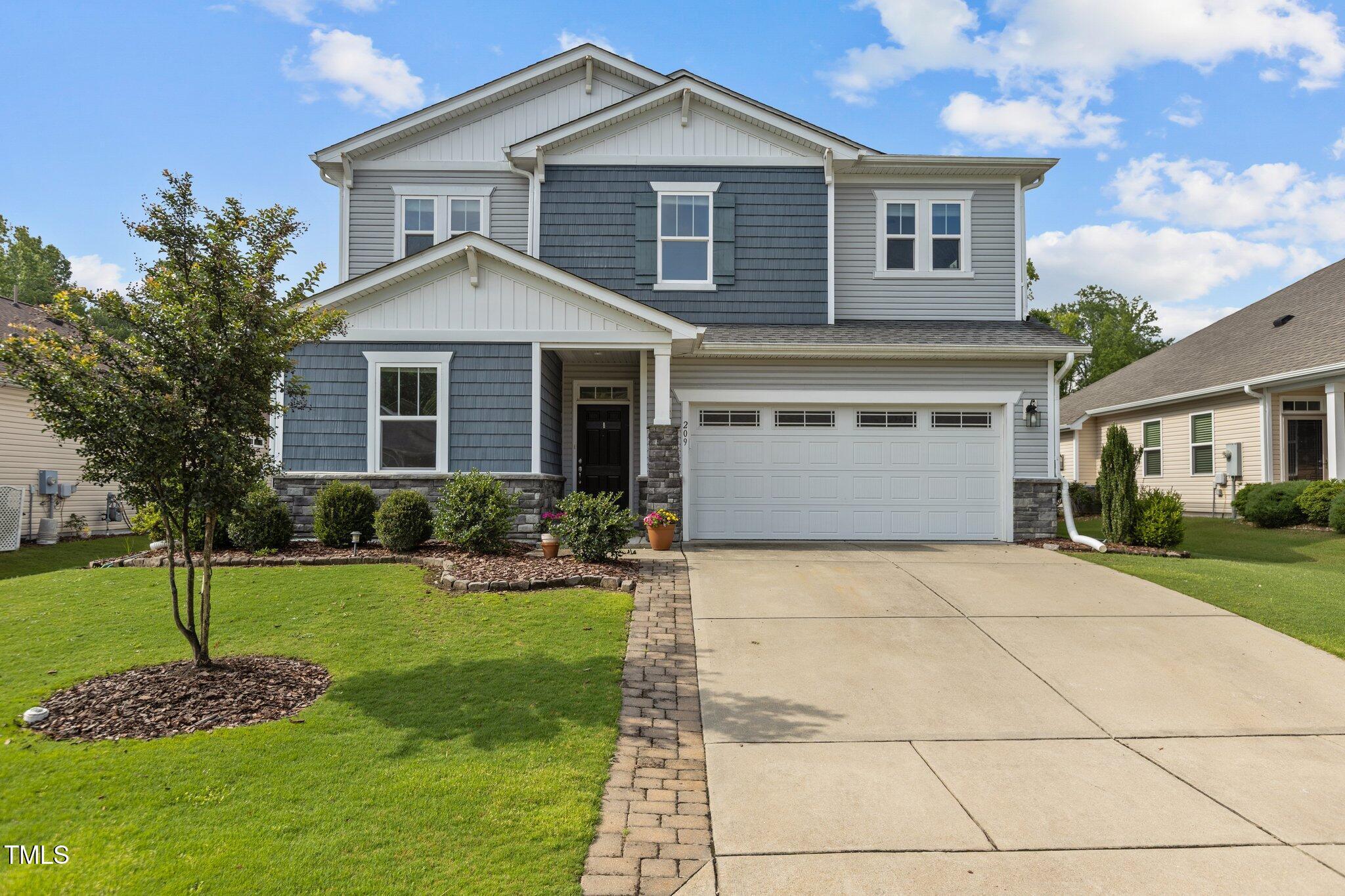 Property Photo: 209 S Harrison Place Lane NC 27526