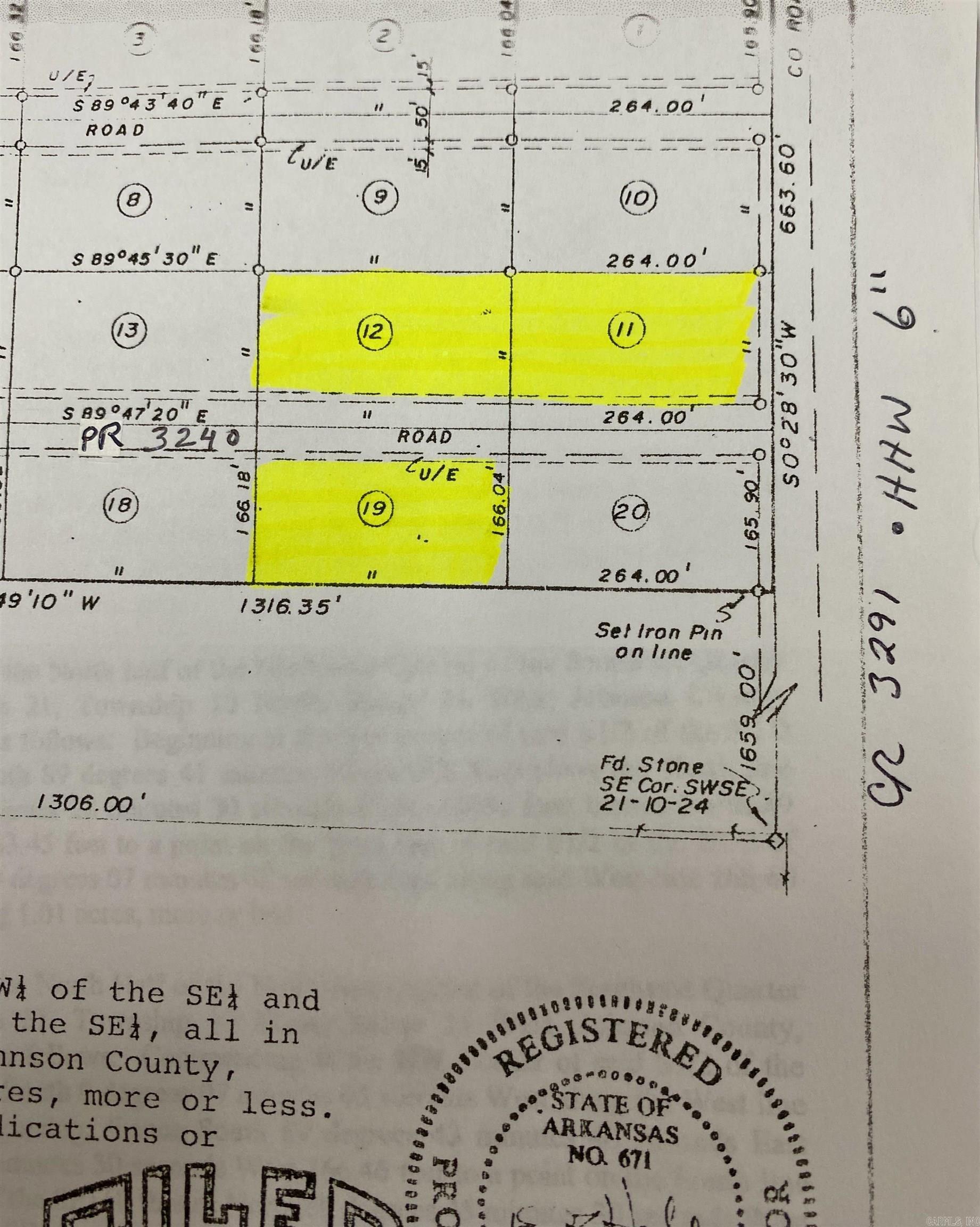 Property Photo: 1 Acre +/- Off Pr 3240 (Lot 12) AR 72830