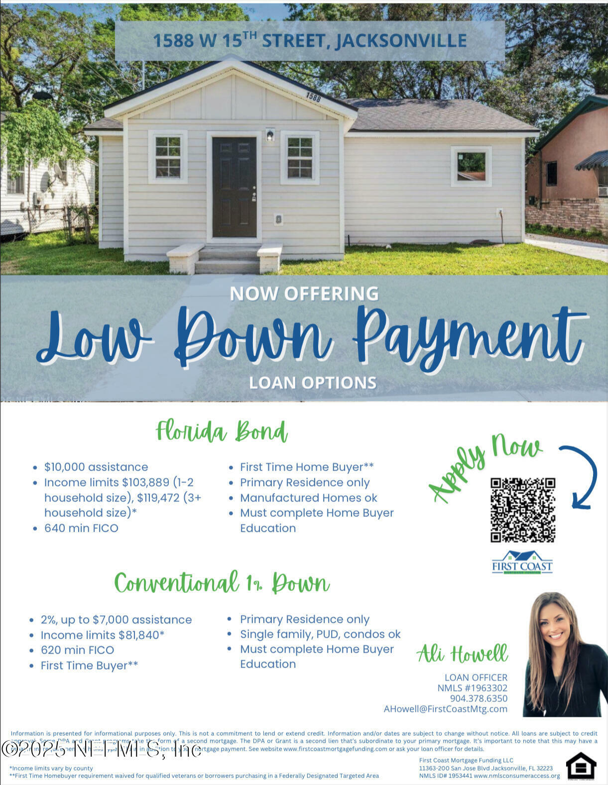 Property Photo: 1588 W 15th Street FL 32209