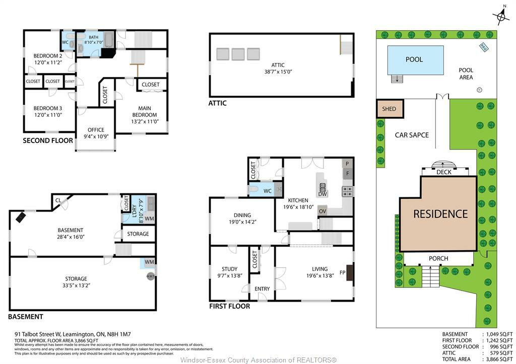 Property Photo: 91 Talbot Street West ON N8H 1M7