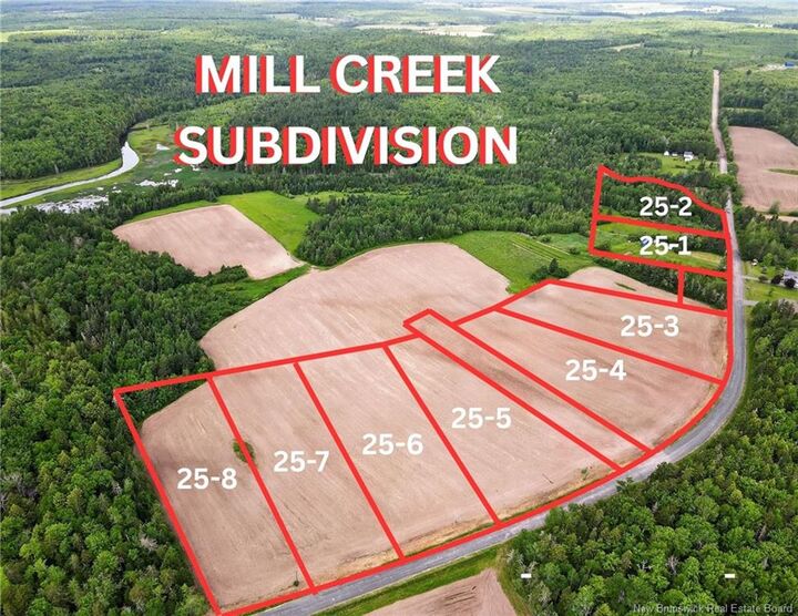 Property Photo:  Lot 25-2 Mill Creek Road  NB E4S 4H5 